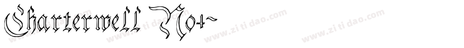 Charterwell No4字体转换